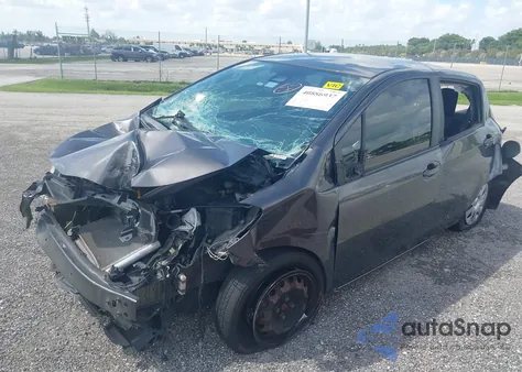 2017 Toyota Yaris L из США, поврежденный, VIN VNKKTUD37HA080440